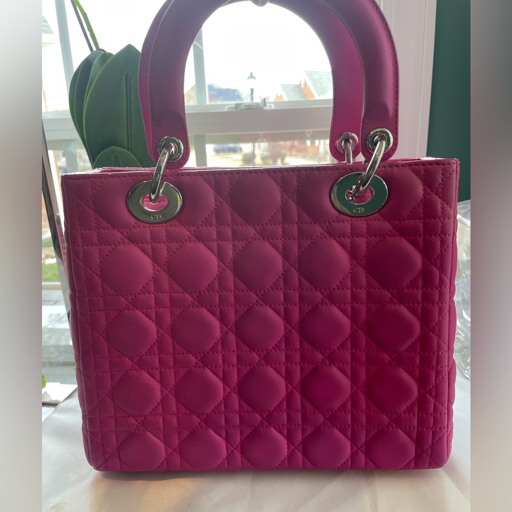 Christian Dior Lady Dior Medium - Hot Pink